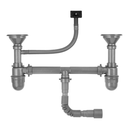 Сифони для кухонних мийок Сифон для кухонної мийки Kroner KRP Siphon - 012 3 1/2"х50/40 мм