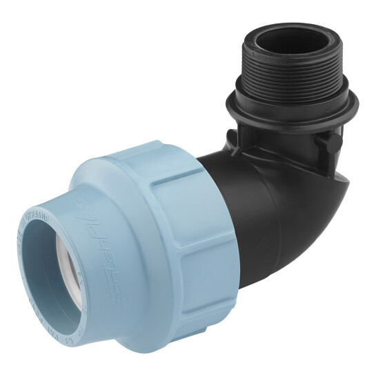 Головне фото - Коліно ПЕ SantehPlast 63х2" РЗ