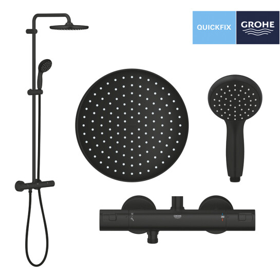 Додаткове фото - Душова система термостатична Grohe QuickFix Vitalio Start System 250 266772430