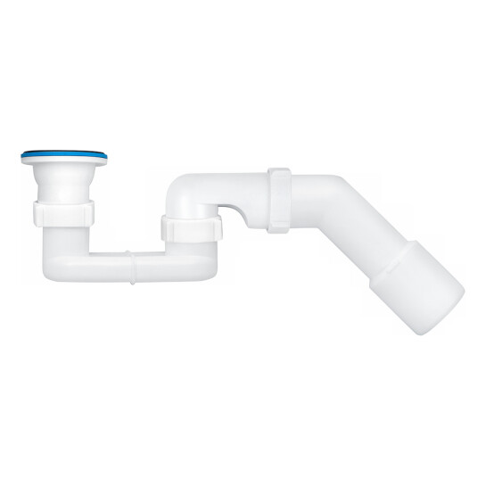 Додаткове фото - Сифон для душового піддона ANIplast 1 1/2"х40 мм з гнучкою трубою 40х40/50 Е016EU