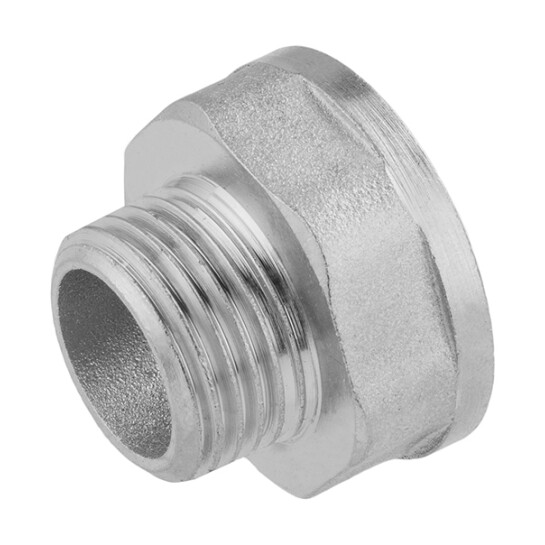 Додаткове фото - Перехід посилений LexLine 3/4"х1/2" ВЗ нікельований НК0603-Вн