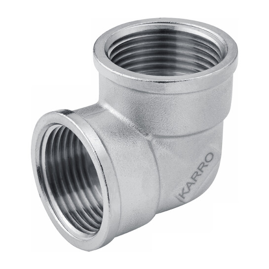 Кутники латунні Кутник Karro 3/4" ВВ нікельований KR-3107