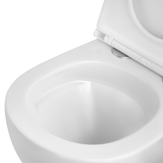 Додаткове фото - Комплект 4 в 1: Інсталяція GROHE Solido 3 в 1 3884966Q + Унітаз безобідковий Kroner Harz WHI493736 TORNADO (3884966KH49T)