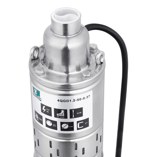 Додаткове фото - Насос глибинний шнековий Pumpman 4QGD1.2-50-0.37 кВт Нmax 80 м Qmax 1,5 куб.м 370 Вт
