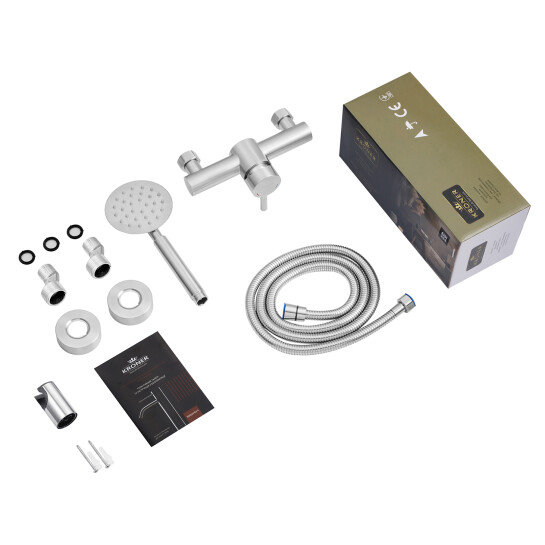 Додаткове фото - Змішувач для душу Kroner KRP Edelstahl Klassisch - ESG050