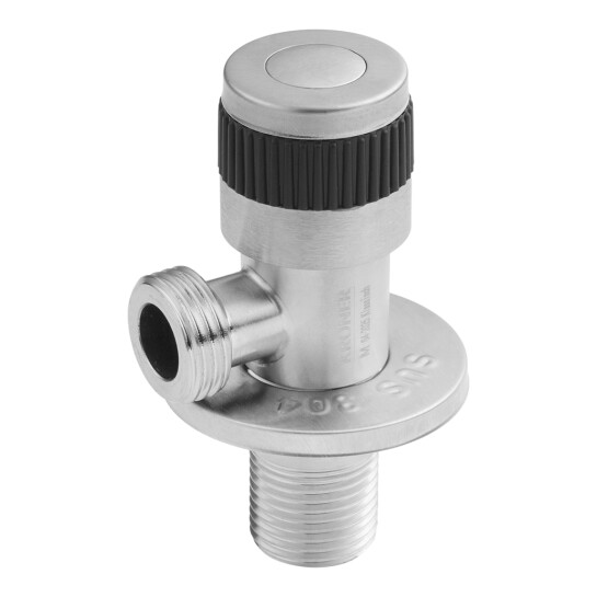 Додаткове фото - Кран приладовий Kroner KRP Edelstahl Klassisch - ESG100 1/2"х1/2" ЗЗ