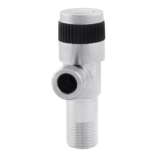 Додаткове фото - Кран приладовий Kroner KRP Edelstahl Klassisch - ESG100 1/2"х1/2" ЗЗ
