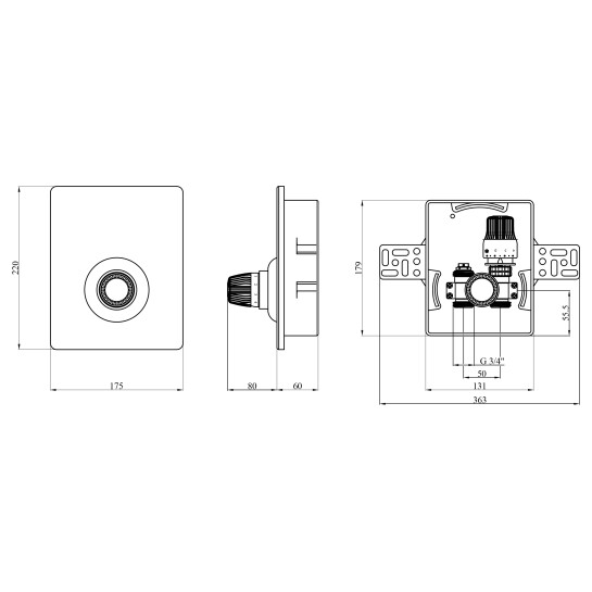 Додаткове фото - Мультибокс під євроконус Karro 3/4" KR-54028А