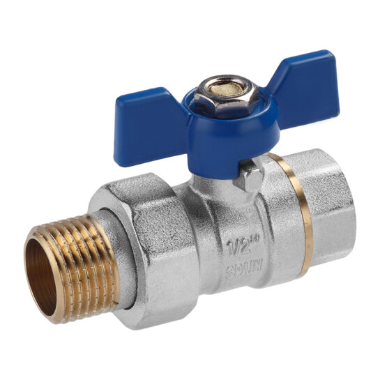 Крани кульові Кран-американка кульовий прямий Valves 1/2" PN30