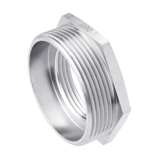 Футорки латунні Футорка Karro 2"х1 1/4" ЗВ нікельована KR-3115