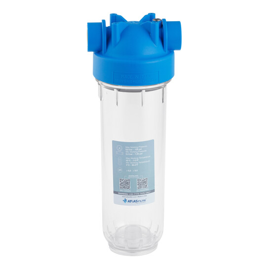 Додаткове фото - Фільтр-колба Atlas Filltri DP 10 Mono 3/4" OT TS Complete Housing