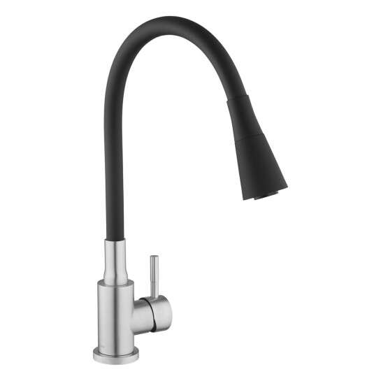 Додаткове фото - Змішувач для кухні Kroner KRP Edelstahl Klassisch - ESG031BLK