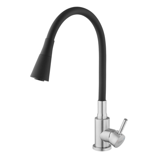 Додаткове фото - Змішувач для кухні Kroner KRP Edelstahl Klassisch - ESG031BLK