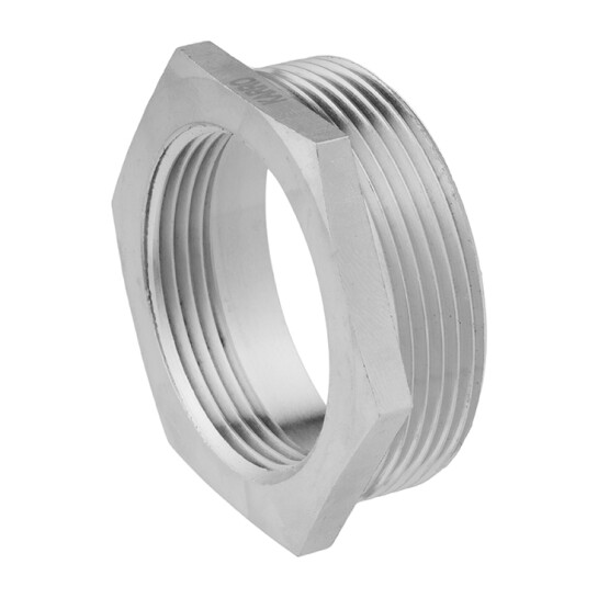 Головне фото - Футорка Karro 2"х1 1/2" ЗВ нікельована KR-3115