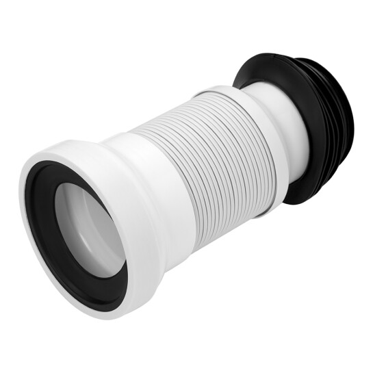 Додаткове фото - Гофра для унітаза армована Kroner KRP - GA110 D - 110 мм 240-455 мм