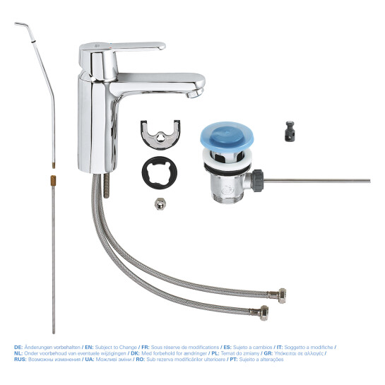 Додаткове фото - Змішувач для раковини Grohe QuickFix Get M-Size 23454000