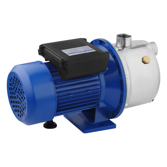 Головне фото - Насос поверхневий самовсмоктуючий Agua JET 100S Нmax 45 м Qmax 52 л/хв P 1100 Вт корпус нержавіюча сталь