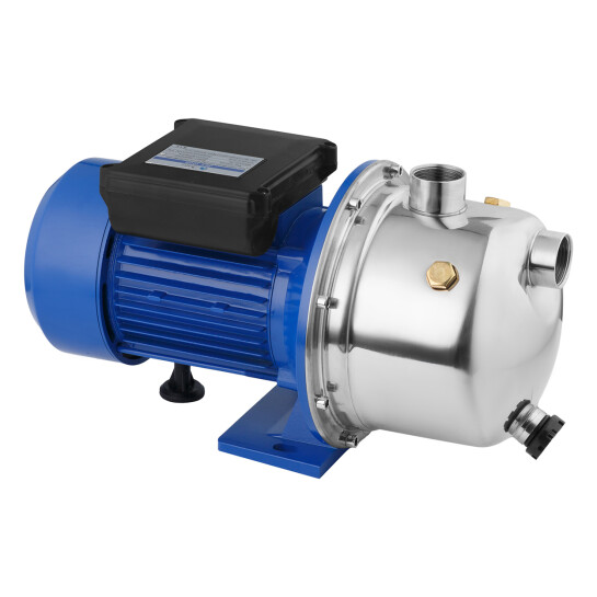 Додаткове фото - Насос поверхневий самовсмоктуючий Agua JET 100S Нmax 45 м Qmax 52 л/хв P 1100 Вт корпус нержавіюча сталь