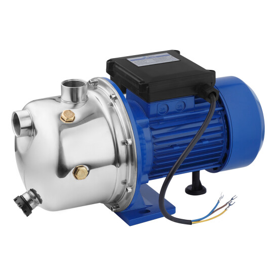 Додаткове фото - Насос поверхневий самовсмоктуючий Agua JET 100S Нmax 45 м Qmax 52 л/хв P 1100 Вт корпус нержавіюча сталь