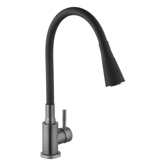 Додаткове фото - Змішувач для кухні Kroner KRP Edelstahl Klassisch - PVD031BLK