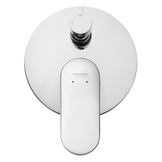 Додаткове фото - Змішувач прихованого монтажу для душу Kroner Element 211337-0101