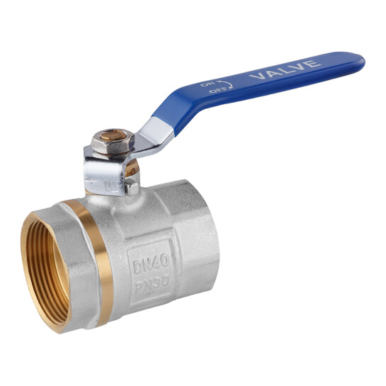 Крани кульові Кран кульовий Valves 1 1/4'' ВВ PN30 синя ручка