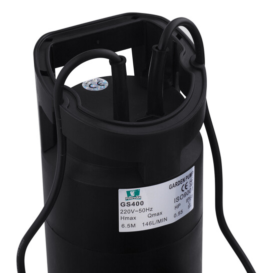 Додаткове фото - Насос дренажний Pumpman GS400 Нmax 6,5 м Qmax 7,5 куб.м 400 Вт (пластик)
