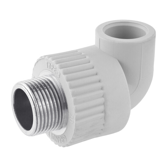 Кутники ППР Коліно PPR GrandiTherm 20х3/4" РЗ