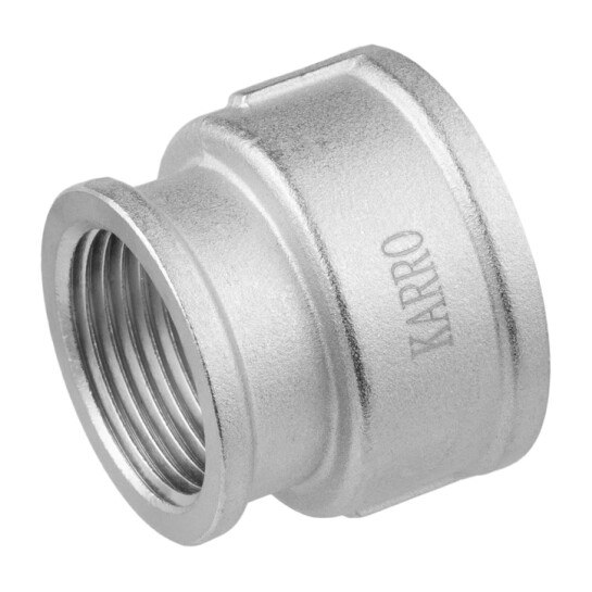 Додаткове фото - Муфта перехідна Karro 1 1/4"х1" ВВ нікельована