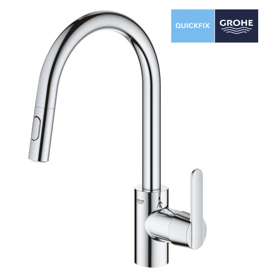 Додаткове фото - Змішувач для кухні Grohe QuickFix Get 31484001