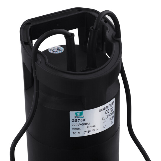 Додаткове фото - Насос дренажний Pumpman GS750 Нmax 10 м Qmax 12,9 куб.м 750 Вт (пластик)