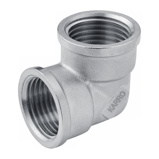 Кутники латунні Кутник Karro 1/2" ВВ нікельований KR-3107
