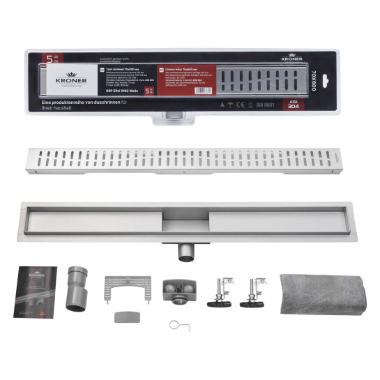 Додаткове фото - Трап лінійний Kroner KRP Eifel W60 Welle