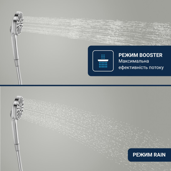 Додаткове фото - Лійка для ручного душу Grohe QuickFix Vitalio Joy+ 120, 3 режима струи 1348630000
