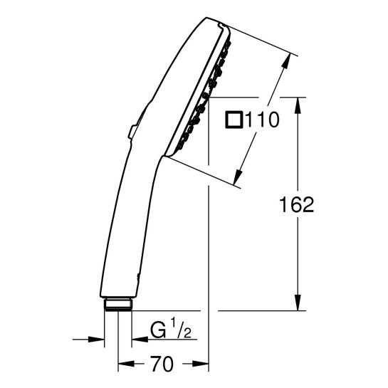 Додаткове фото - Лійка для ручного душу Grohe QuickFix Vitalio Comfort 110 263972431