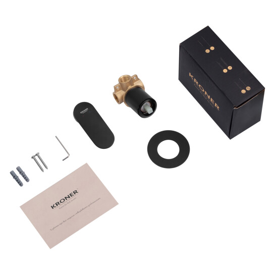 Додаткове фото - Змішувач прихованого монтажу для душу Kroner Element 211433-3801