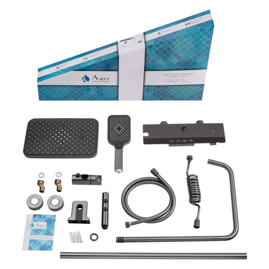 Додаткове фото - Душова система Agua Acero - AVION 04759AM