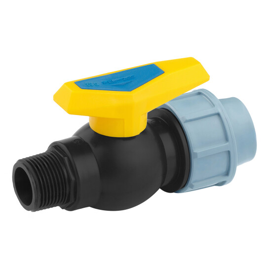 Додаткове фото - Кран ПЕ SantehPlast 32х1" РЗ