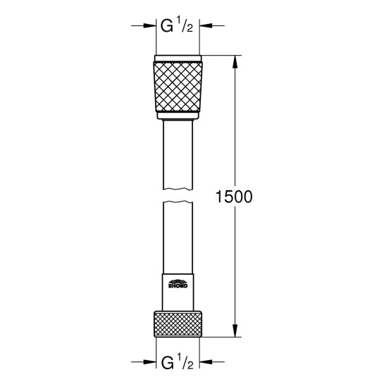 Додаткове фото - Шланг для душу Grohe QuickFix VitalioFlex Trend 287412432