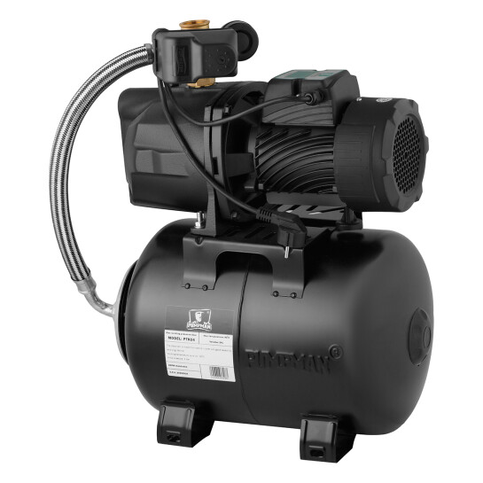 Додаткове фото - Насосна станція Pumpman TJSW/10M Нmax 34 м Qmax 4,2 куб.м 750 Вт бак 24 л (чавун)