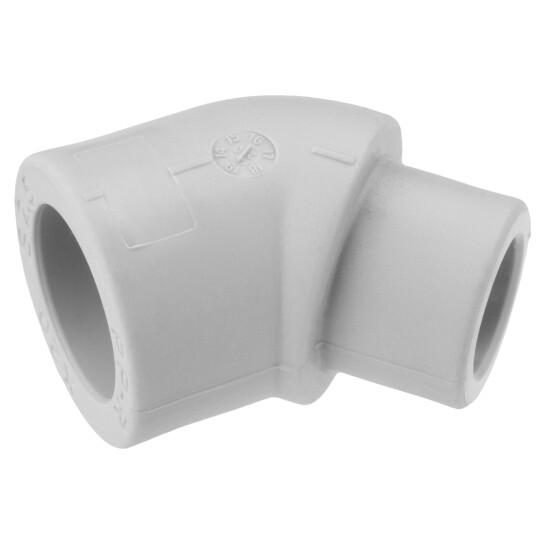 Кутники ППР Коліно 45° PPR GrandiTherm 25 мм ВЗ