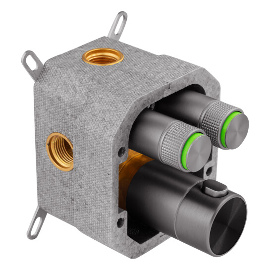 Додаткове фото - Душова система прихованого монтажу термостатична Kroner Element Thermo 211461-5301