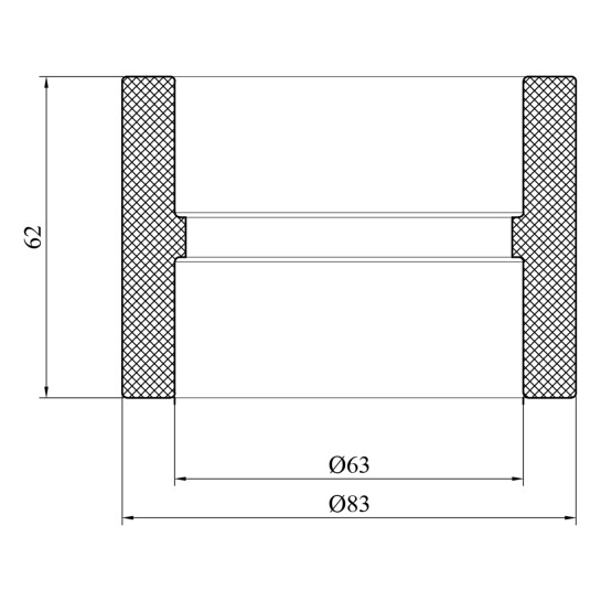 Додаткове фото - Муфта PPR GrandiTherm 63 мм