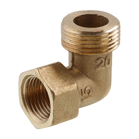 Головне фото - Кутник перехідний посилений LexLine 3/4"х1/2" ВЗ латунний УК0121-В