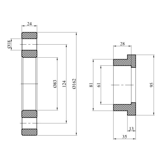 Додаткове фото - Фланець у комплекті PPR GrandiTherm 63 мм