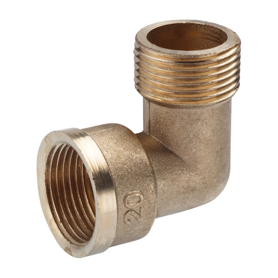Кутники латунні Кутник посилений LexLine 3/4" ВЗ латунний УК0120-1-В
