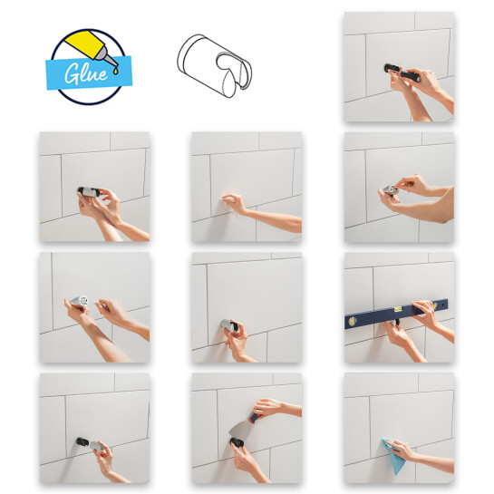 Додаткове фото - Душовий набір Grohe QuickFix Vitalio Start 110 27950001