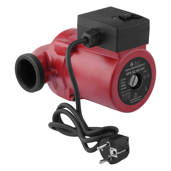 Додаткове фото - Насос циркуляційний Agua GPD 32/8-180 з гайками