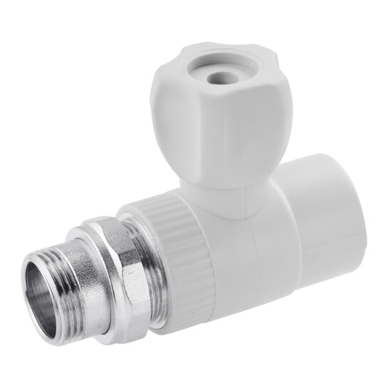 Крани ППР Кран радіаторний прямий PPR GrandiTherm 25х3/4"