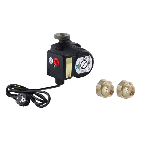 Додаткове фото - Насос циркуляційний Pumpman GRS25/60/130 Нmax 6 м Qmax 3,3 куб.м 93 Вт з гайками